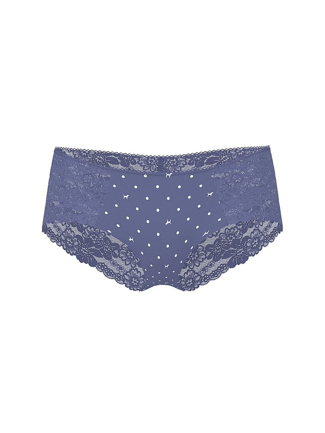 vs Pink No-Show Hiphugger Panty Dusty Iris Dot & Dog 3 of 3 