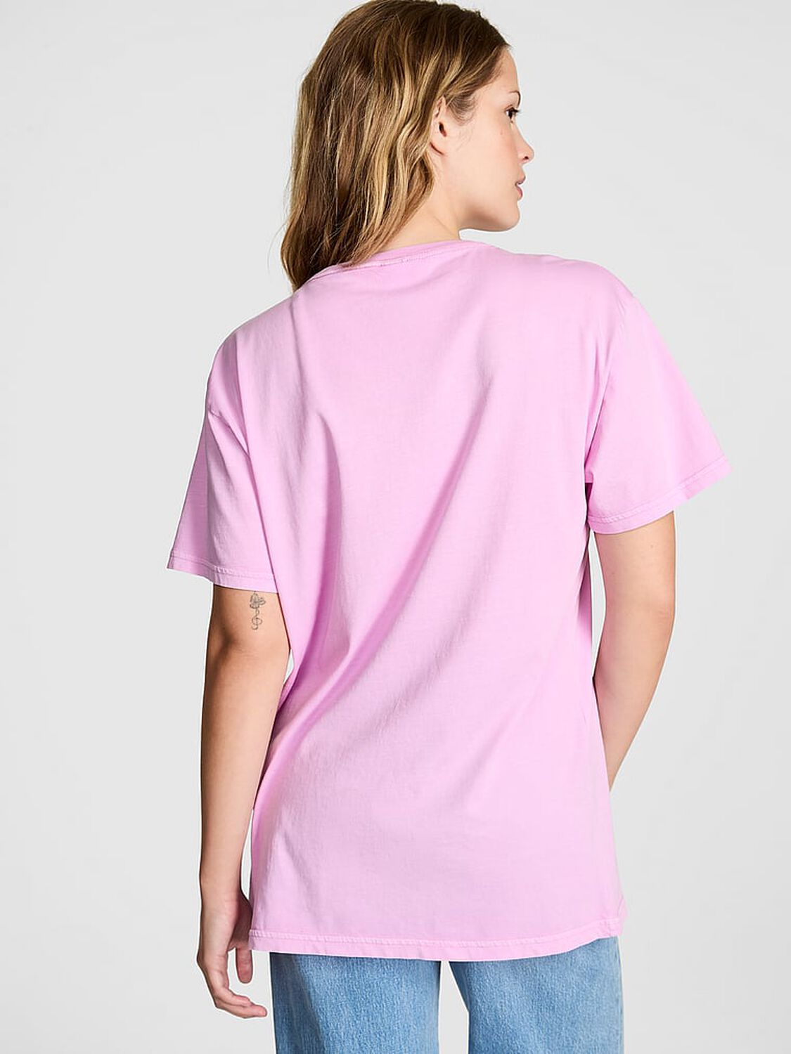vs Pink Campus Cotton Tee Hushed Lilac 2 of 2 