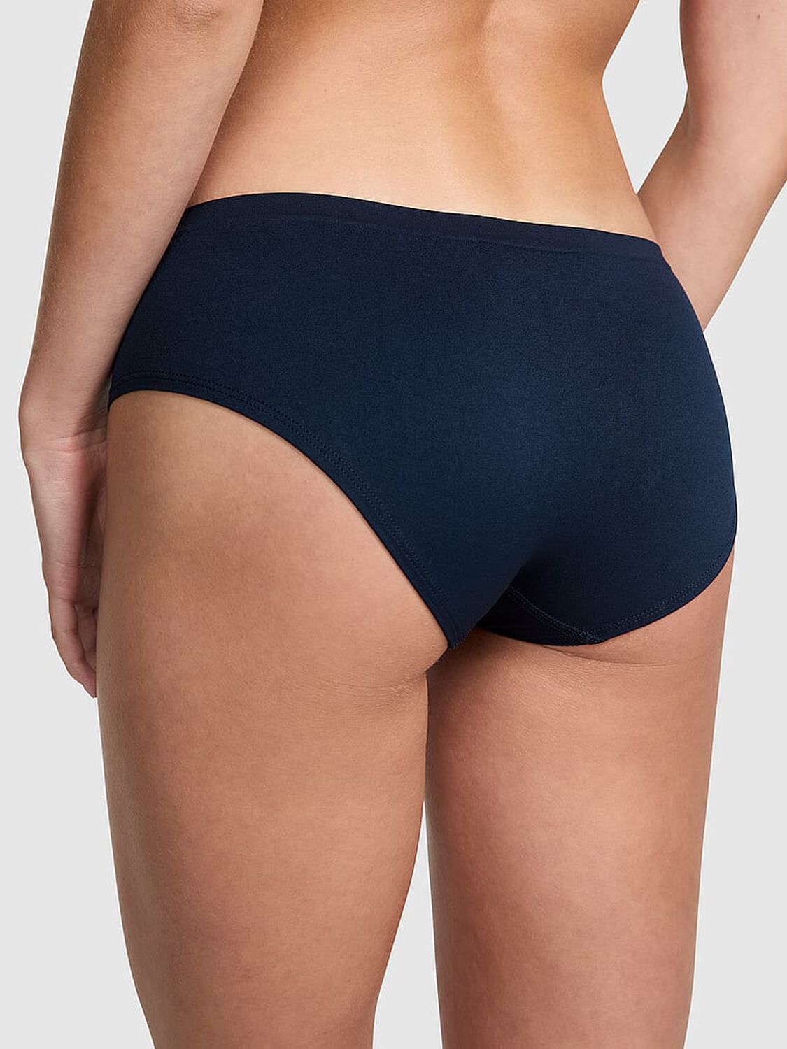 vs Pink Seamless Hiphugger Panty Noir Navy 2 of 3 