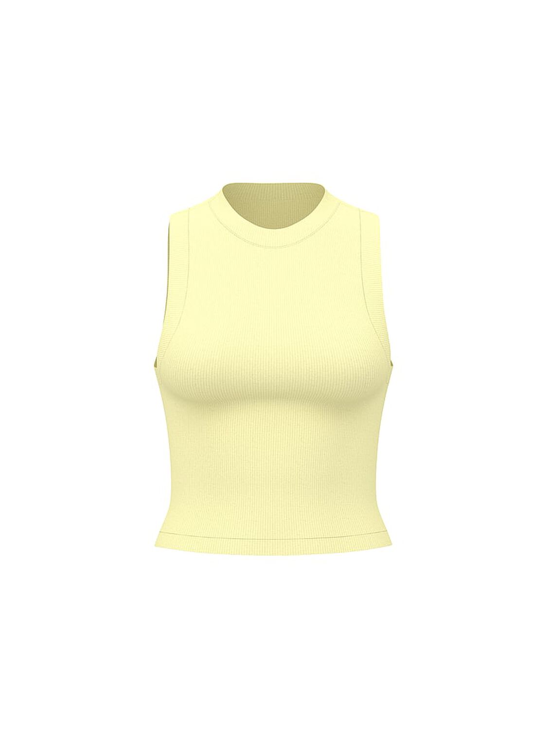 vs Pink Soft Seamless High-Neck Cropped Tank Lime Citron 3 of 3 