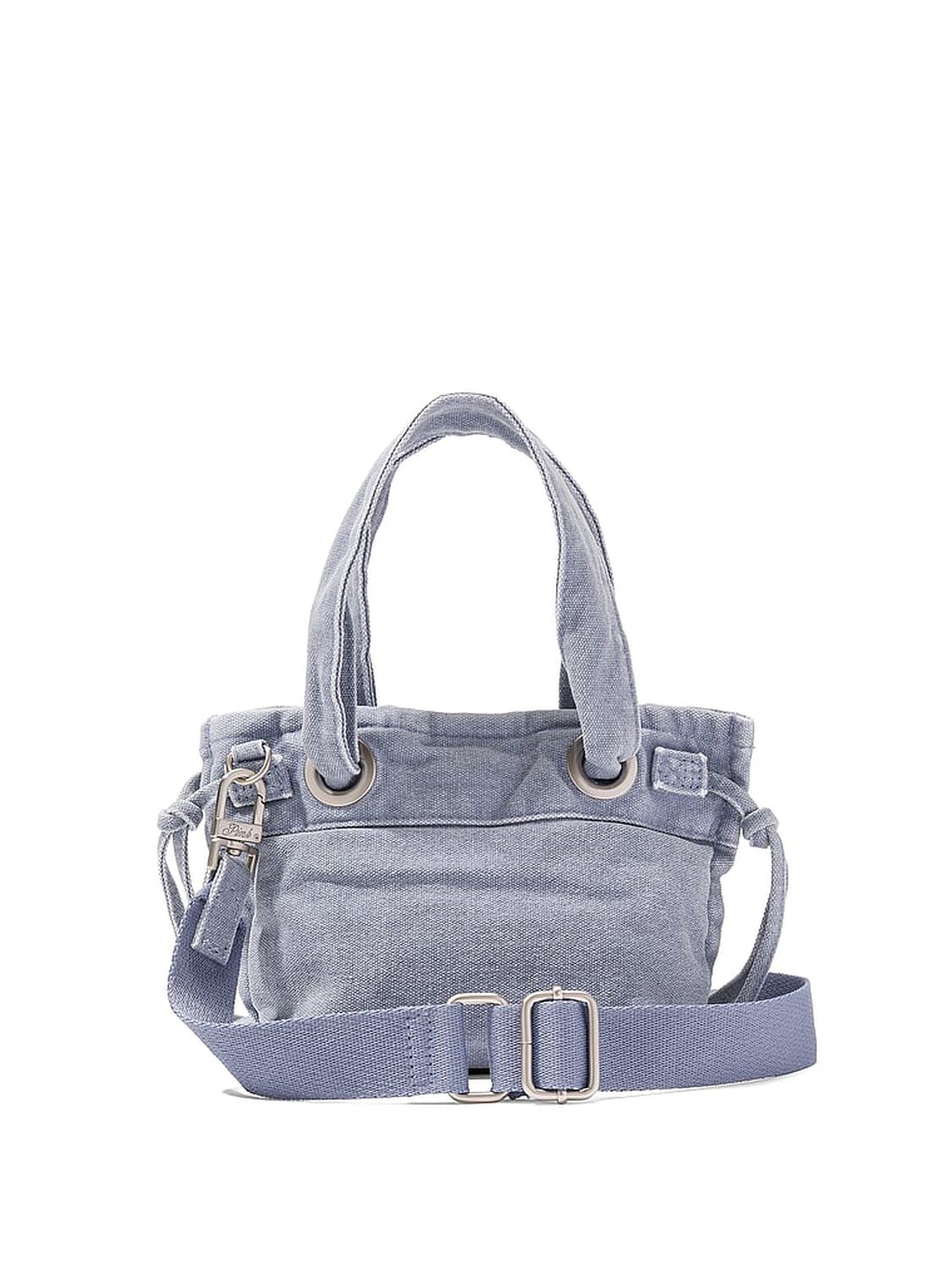 vs Pink Canvas Flat-Bottom Mini Tote Bag Dusty Iris 2 of 3 