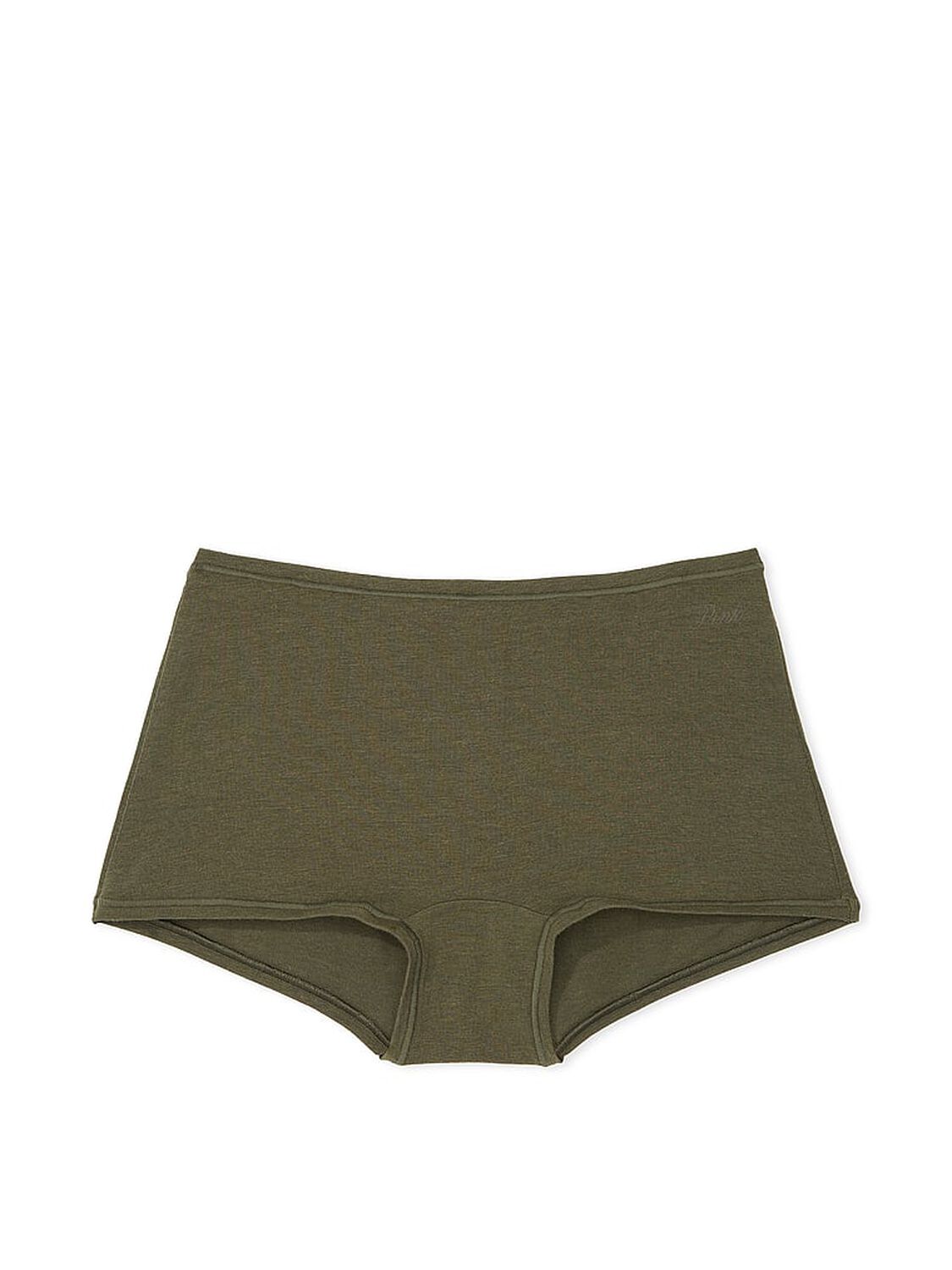 vs Pink Cotton Boyshort Panty Casual New Olive 3 of 3 
