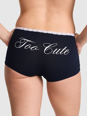 Cotton Dorm Boyshort Panty