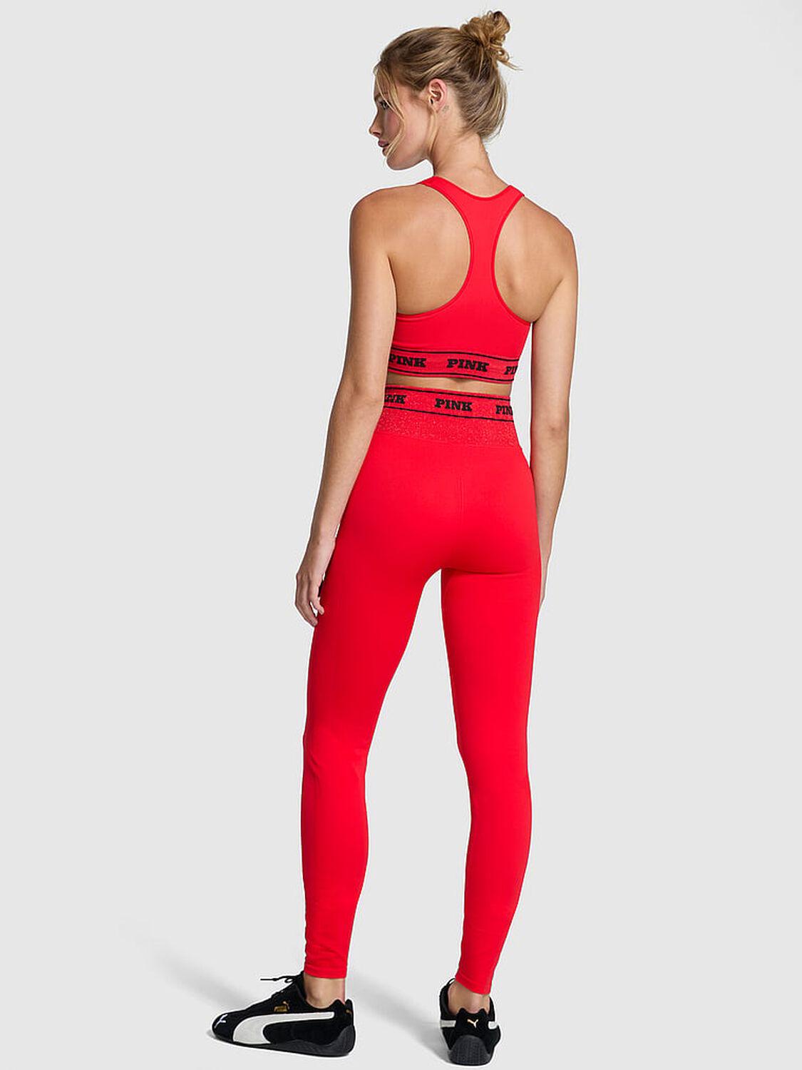 vs Pink Seamless Classic Logo Leggings Red Pepper 2 of 3 
