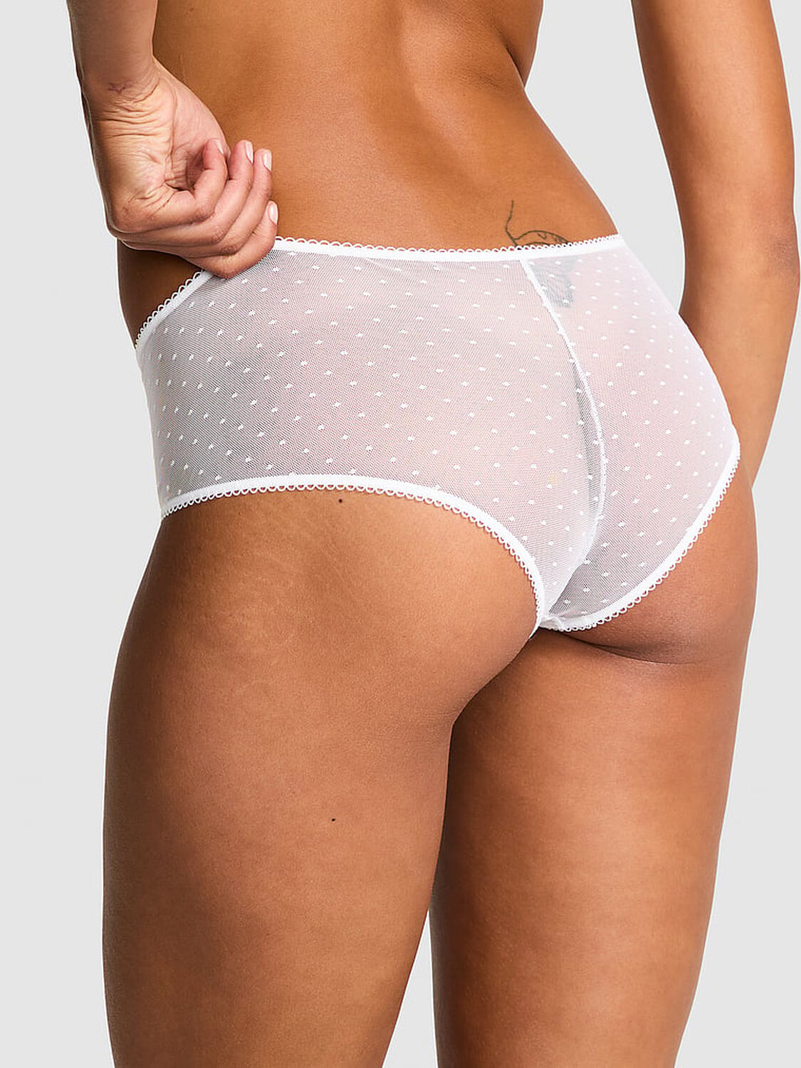 vs Pink Wink Cheeky Panty White 2 of 4 