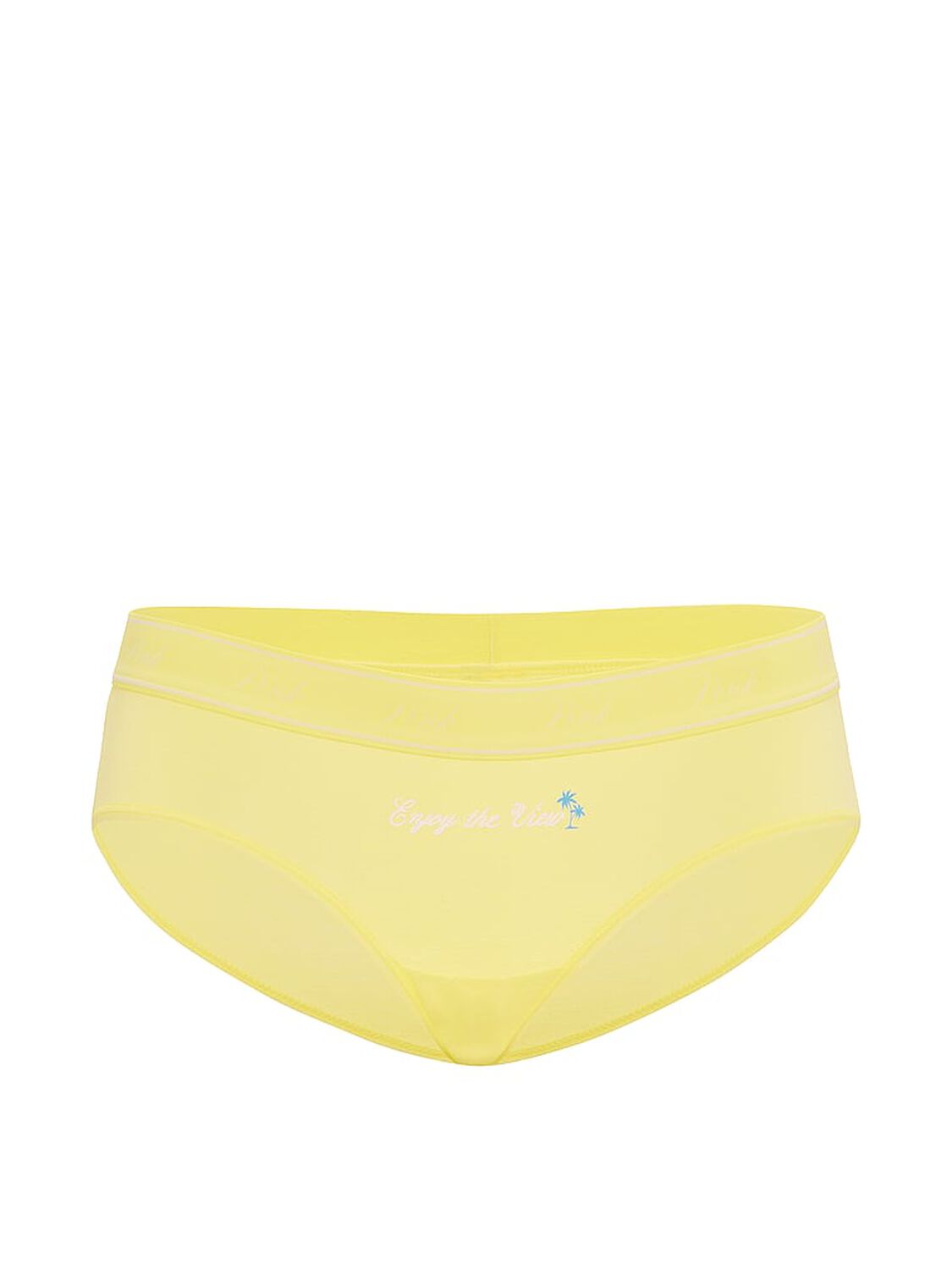 pink Pink Logo Cotton Hiphugger Panty Pineapple Ice With Enjoy The View Graphic 3 of 3 