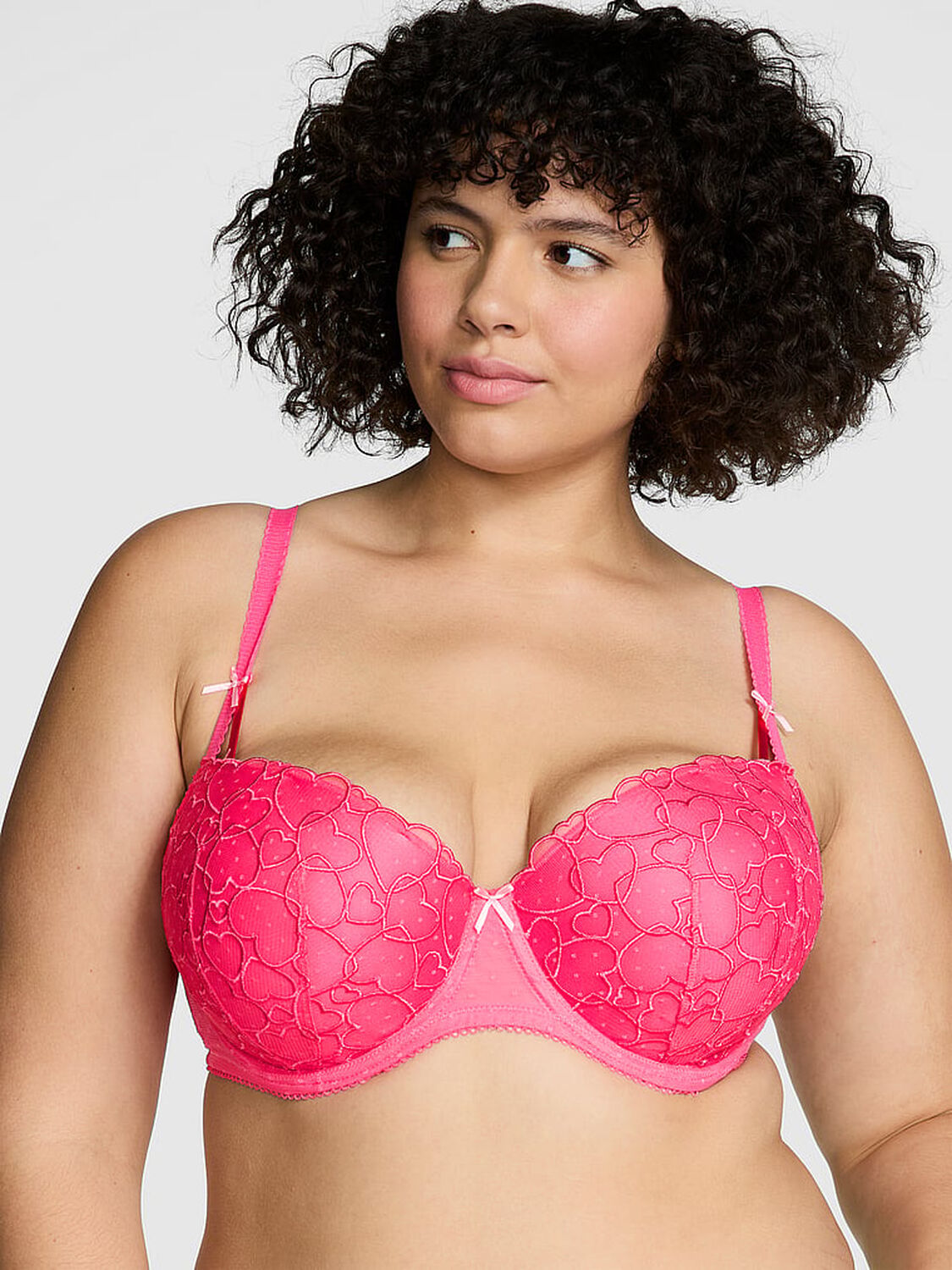 vs Pink Wink Push-Up Balconette Bra Double Bubble 1 of 3 