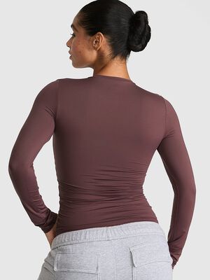 PINK Base Stretch&trade; Long-Sleeve Tee