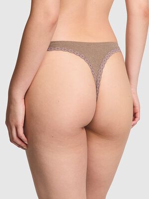 Seamless High-Leg Thong Panty