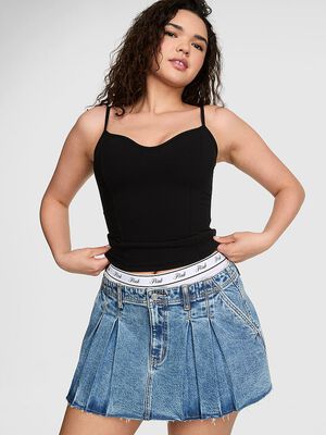 All-Day Soft Rib Corset Tank Top