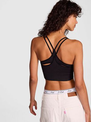 Soft Seamless Strappy Sports Bra