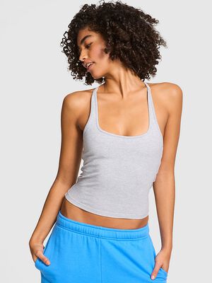 All-Day Cotton Square-Neck Bra Tank