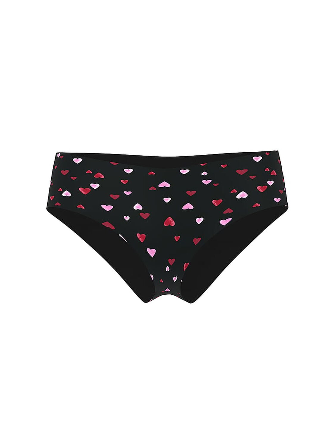vs Pink No-Show Cheeky Panty Black Heart 3 of 3 
