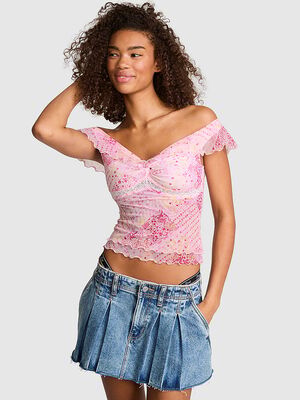 Off-The-Shoulder Ruffle Top