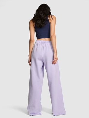 Campus Fleece&trade; Wide-Leg Split-Hem Sweatpants