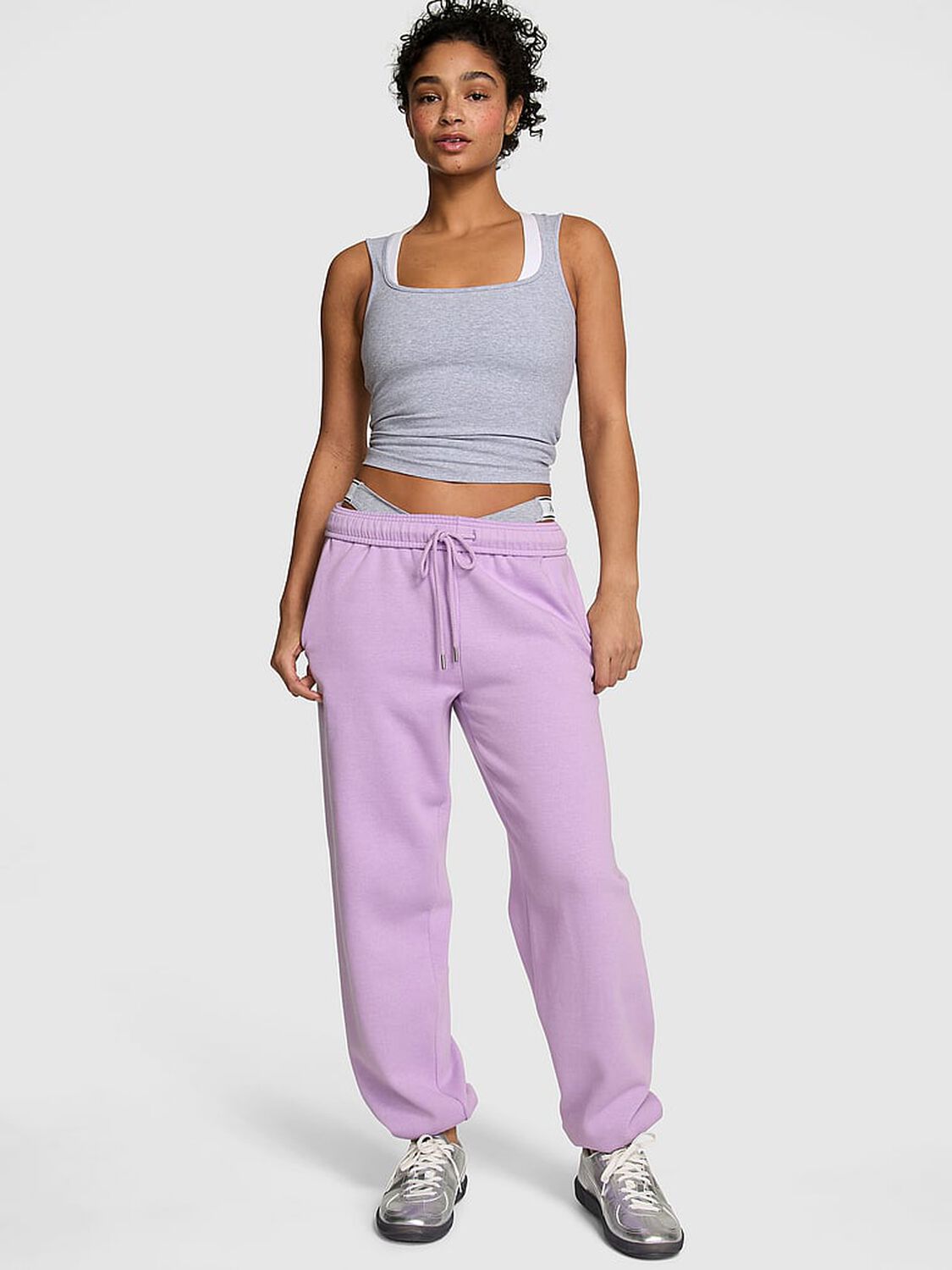 vs Pink Campus Fleece&trade; Sweatpants Aster Vday 1 of 4 