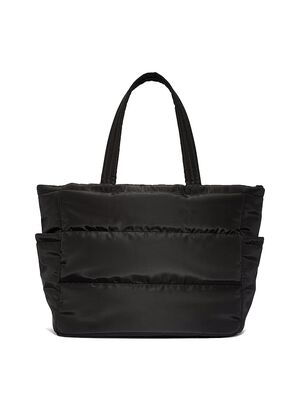Quilted Puffer Tote Bag