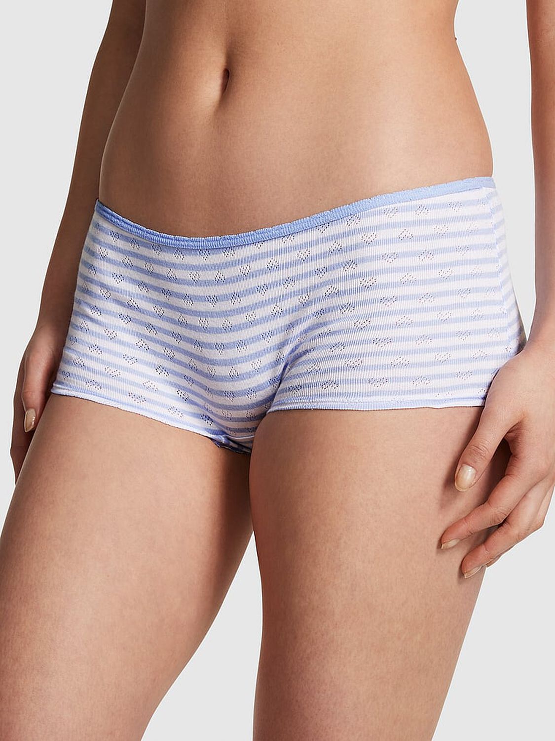 vs Pink Cotton Boyshort Panty 1 of 4 