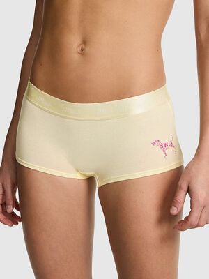 Logo Cotton Boyshort Panty