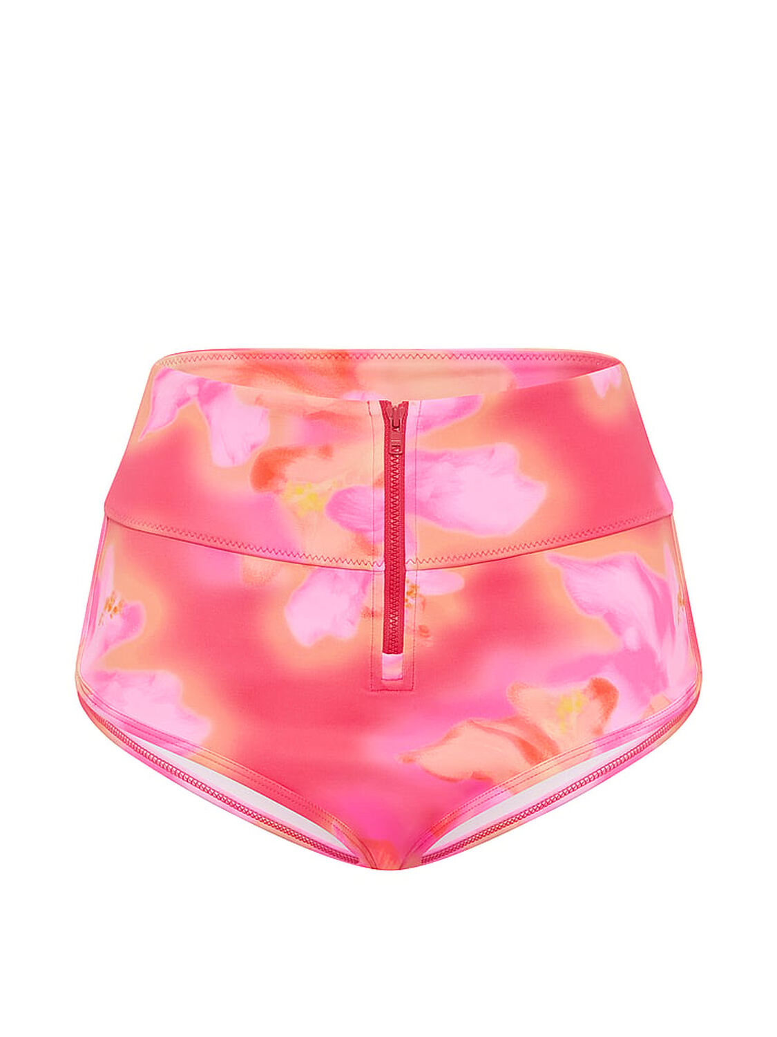 vs Pink High-Waisted Scuba Boyshort Bikini Bottom Hazy Hibiscus 3 of 3 