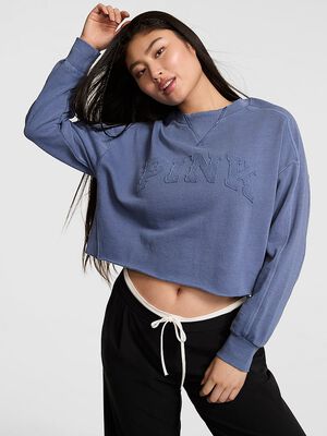 Campus Terry&trade; Raw-Cut Crew Sweatshirt