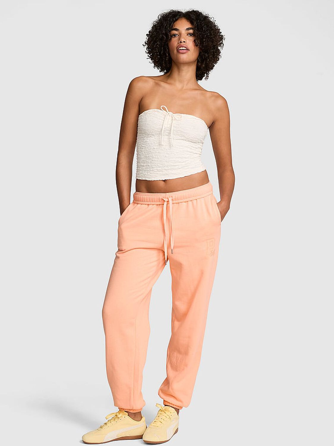 pink Pink Campus Fleece&trade; Sweatpants Orange 1 of 3 