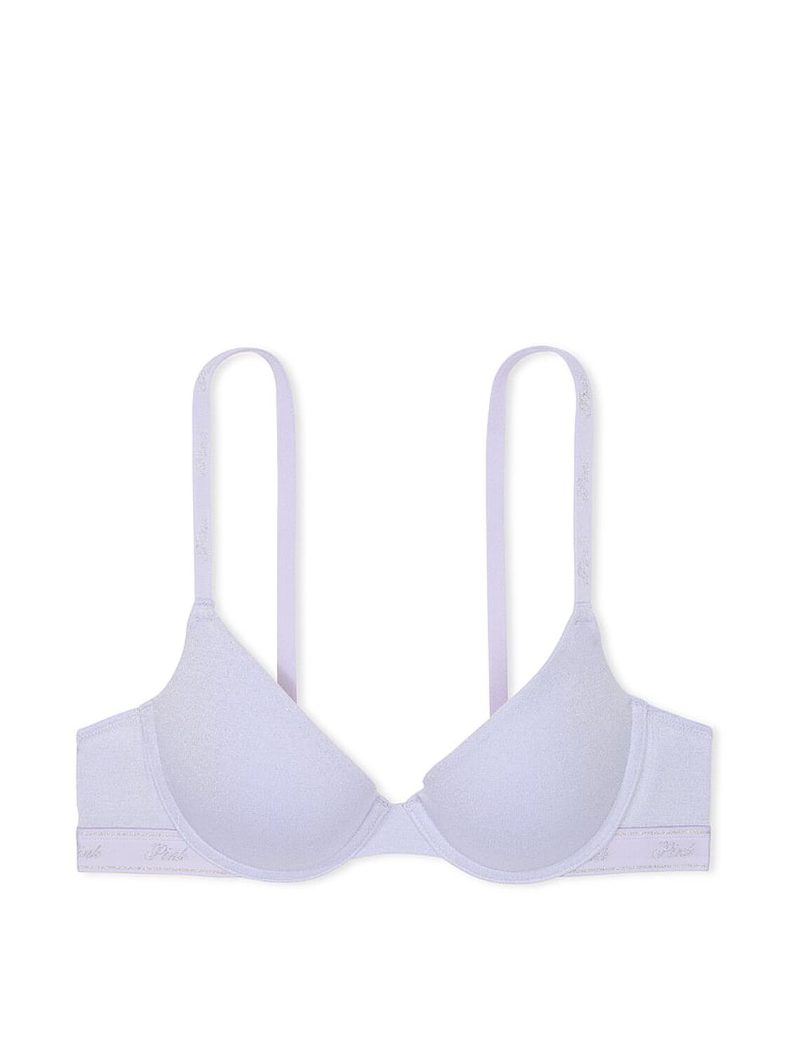 vs Pink Wear Everywhere Wear Everywhere Push-Up Bra Purple Cloud 3 of 4 