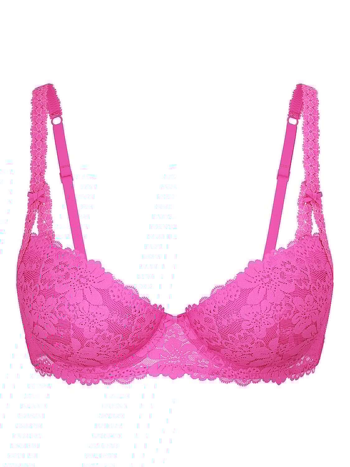 vs Pink Wink Lightly Lined Balconette Bra Pink Gossip 1 of 2 