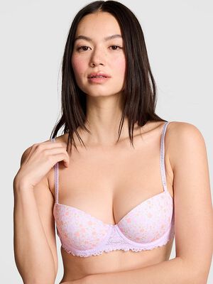 PINK Wink&trade; Push-Up Balconette Bra