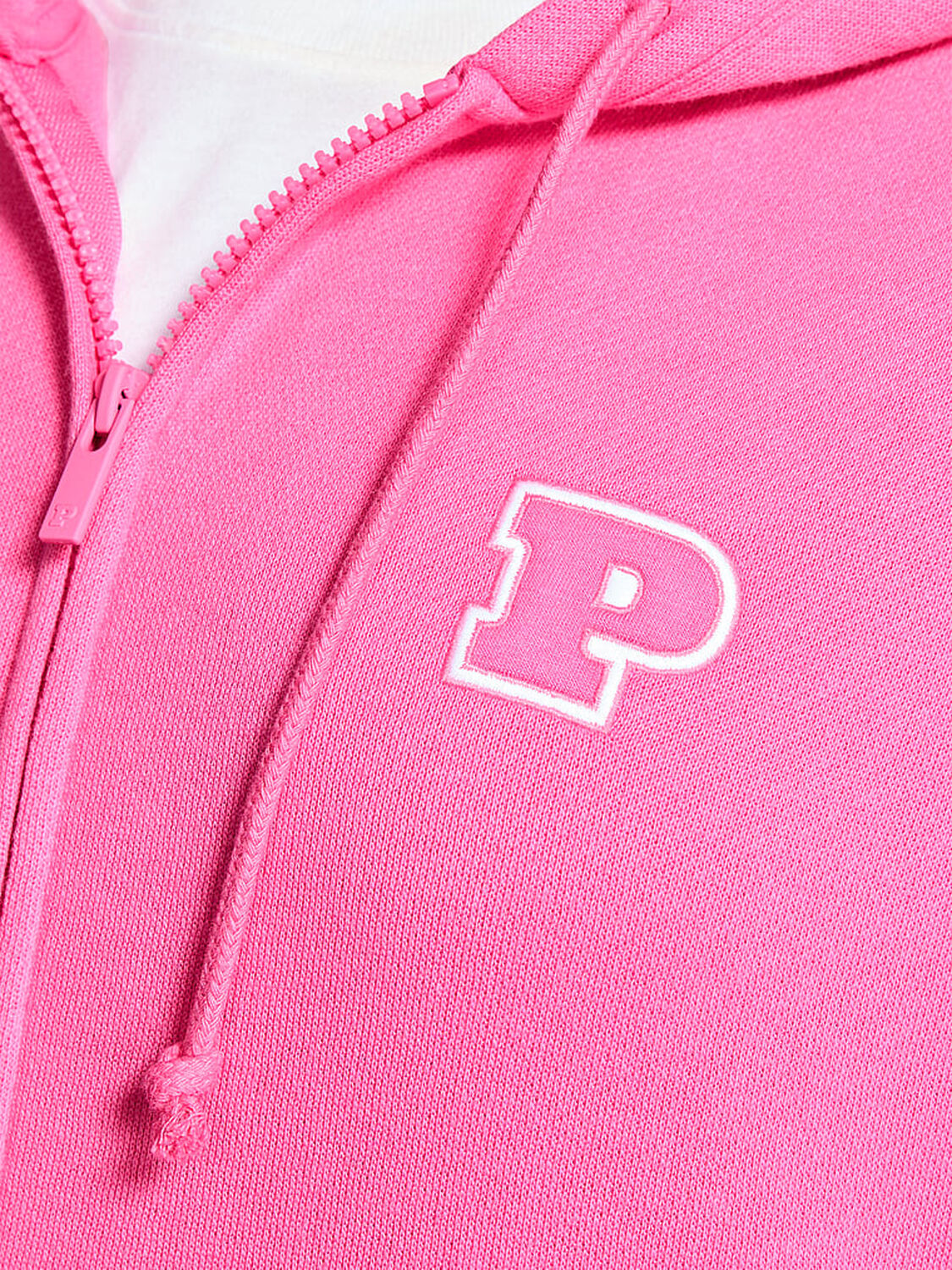 vs Pink Ivy Fleece Campus Full-Zip Hoodie Pink Gossip 5 of 5 