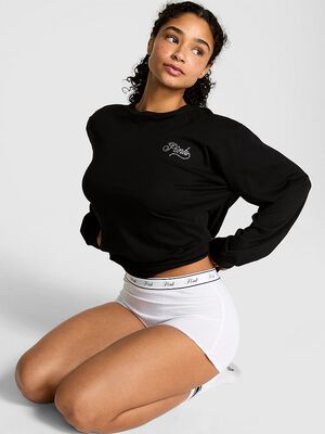 Campus Cotton Long-Sleeve Tee