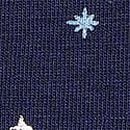 Cotton High-Leg Thong Panty, Midnight Navy Foil Logo Dot Print, swatch