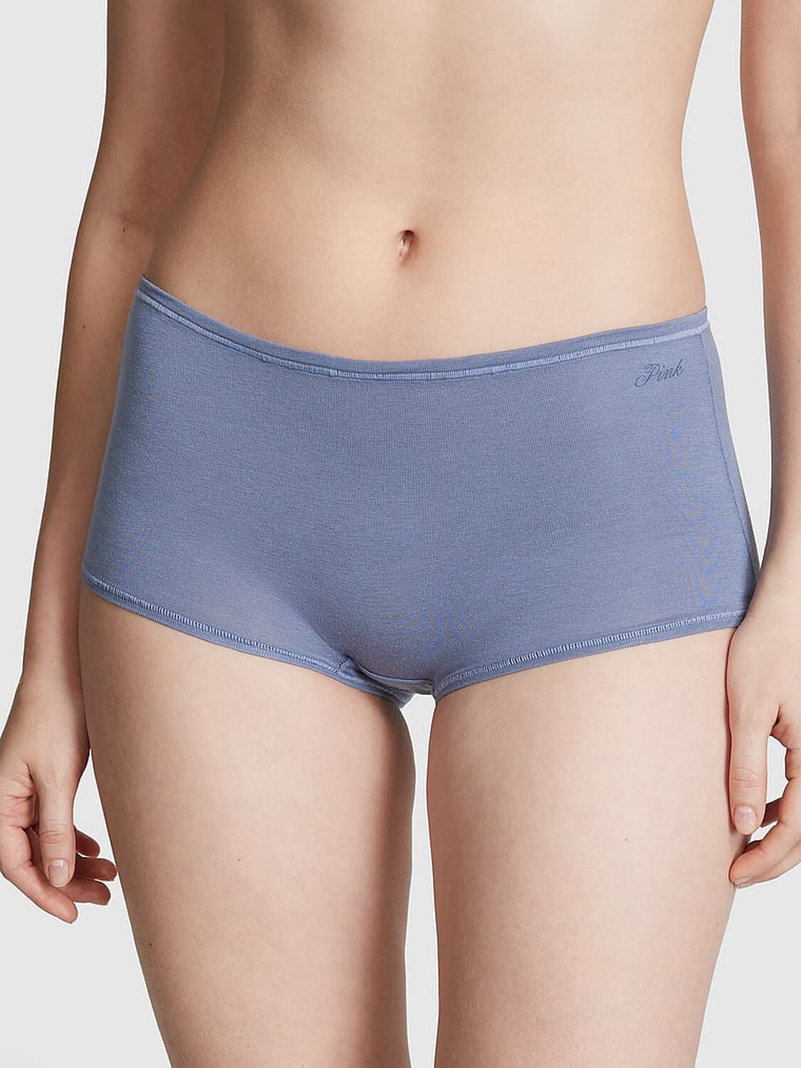 vs Pink Cotton Boyshort Panty 1 of 3 