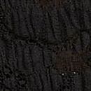 Floral Crochet Cover-Up Tee, Black, swatch