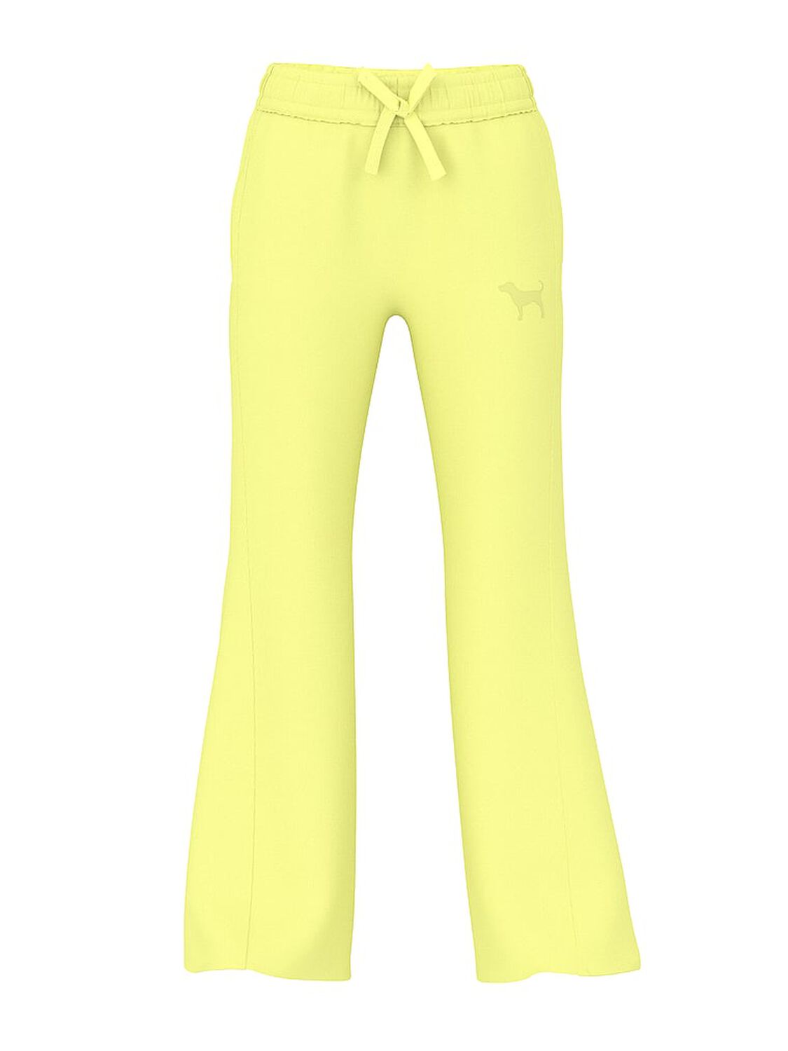 vs Pink Campus Terry&trade; Flare Pants Lime Citron 3 of 3 