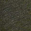 Cotton Lace-Trim Front-Close Triangle Bralette, Heather Midnight Forest, swatch