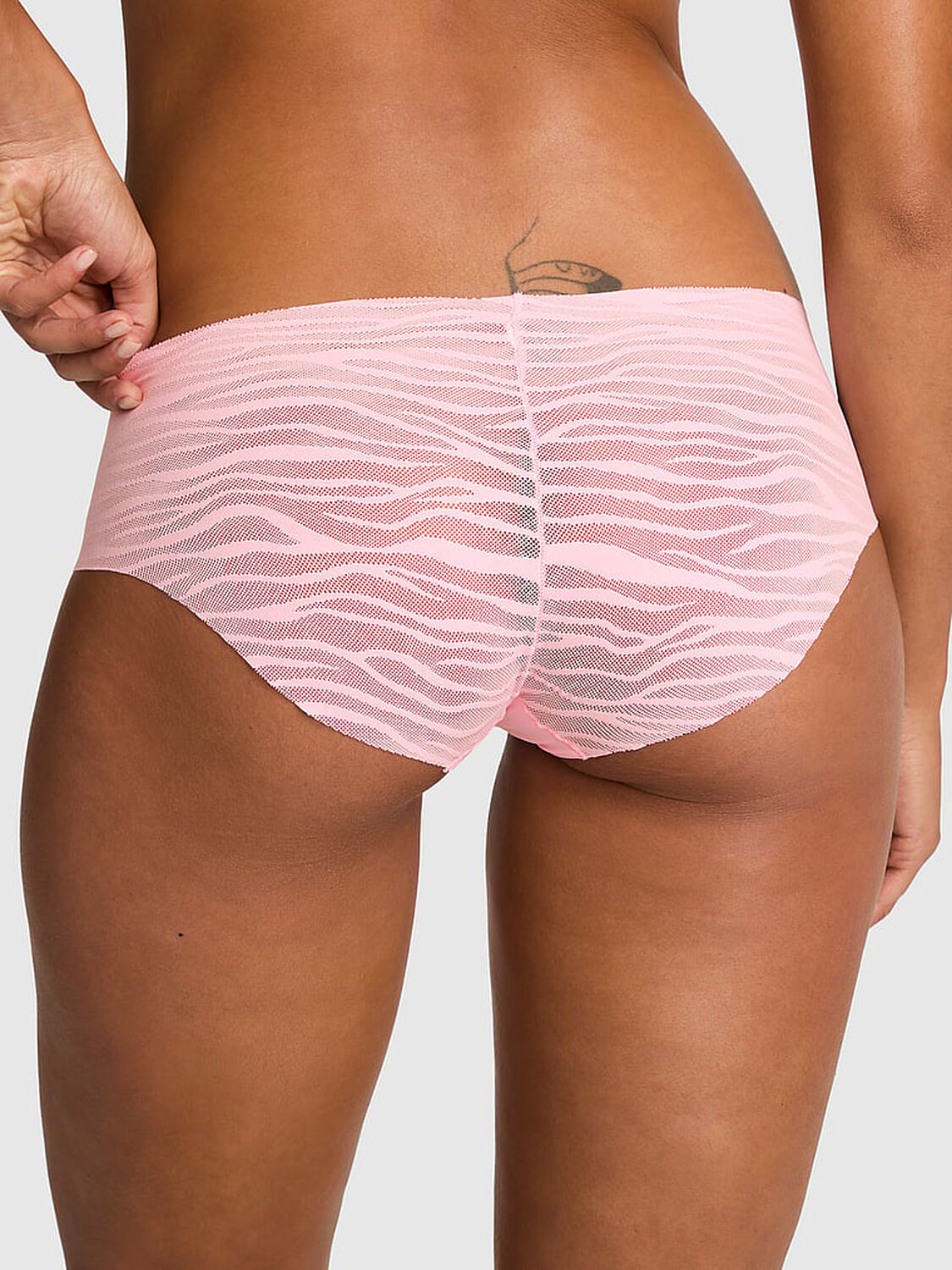 vs Pink No-Show Hiphugger Panty Boardwalk Pink 2 of 2 