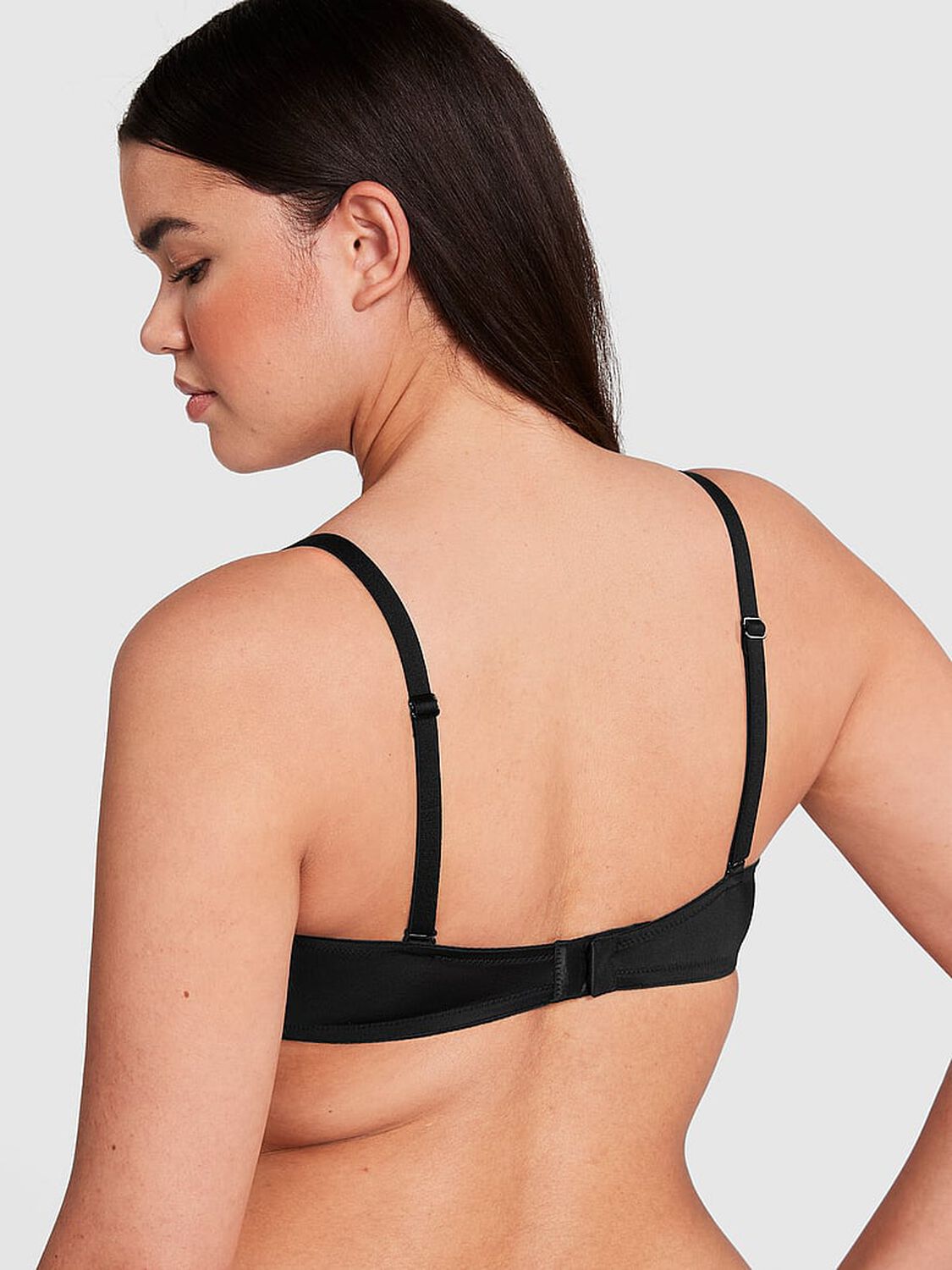 vs Pink Wear Everywhere Wear Everywhere Push-Up Wireless Bra Black 2 of 3 