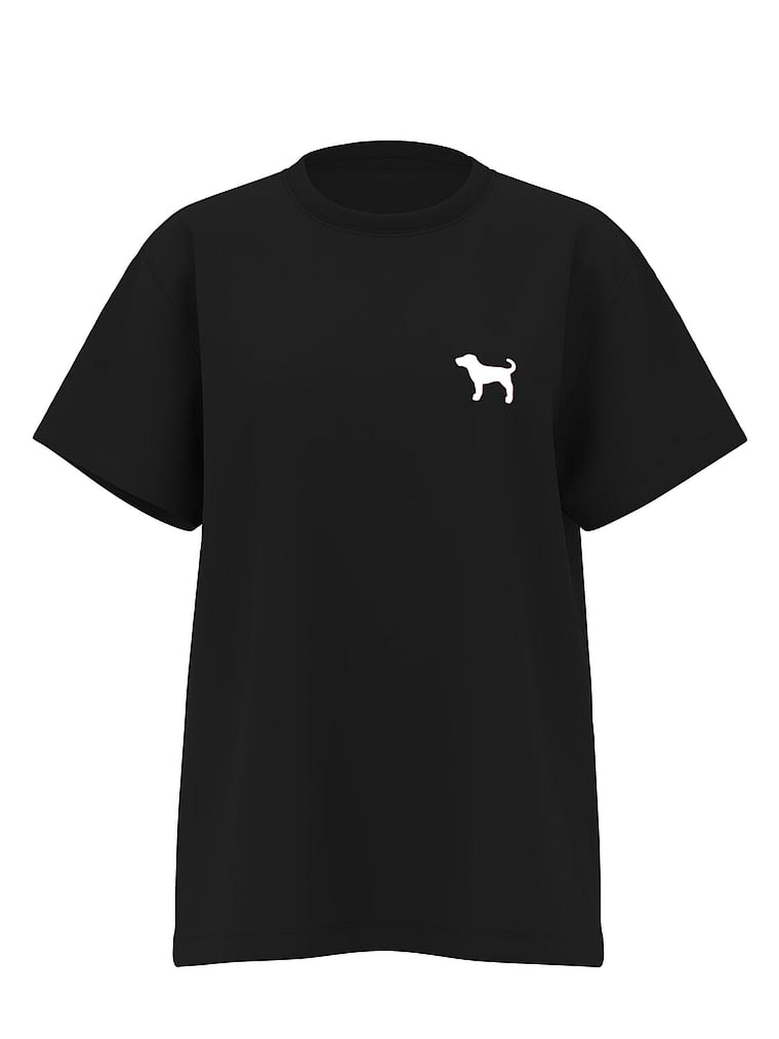 vs Pink Campus Cotton Tee Limited Edition Pure Black 1 of 2 