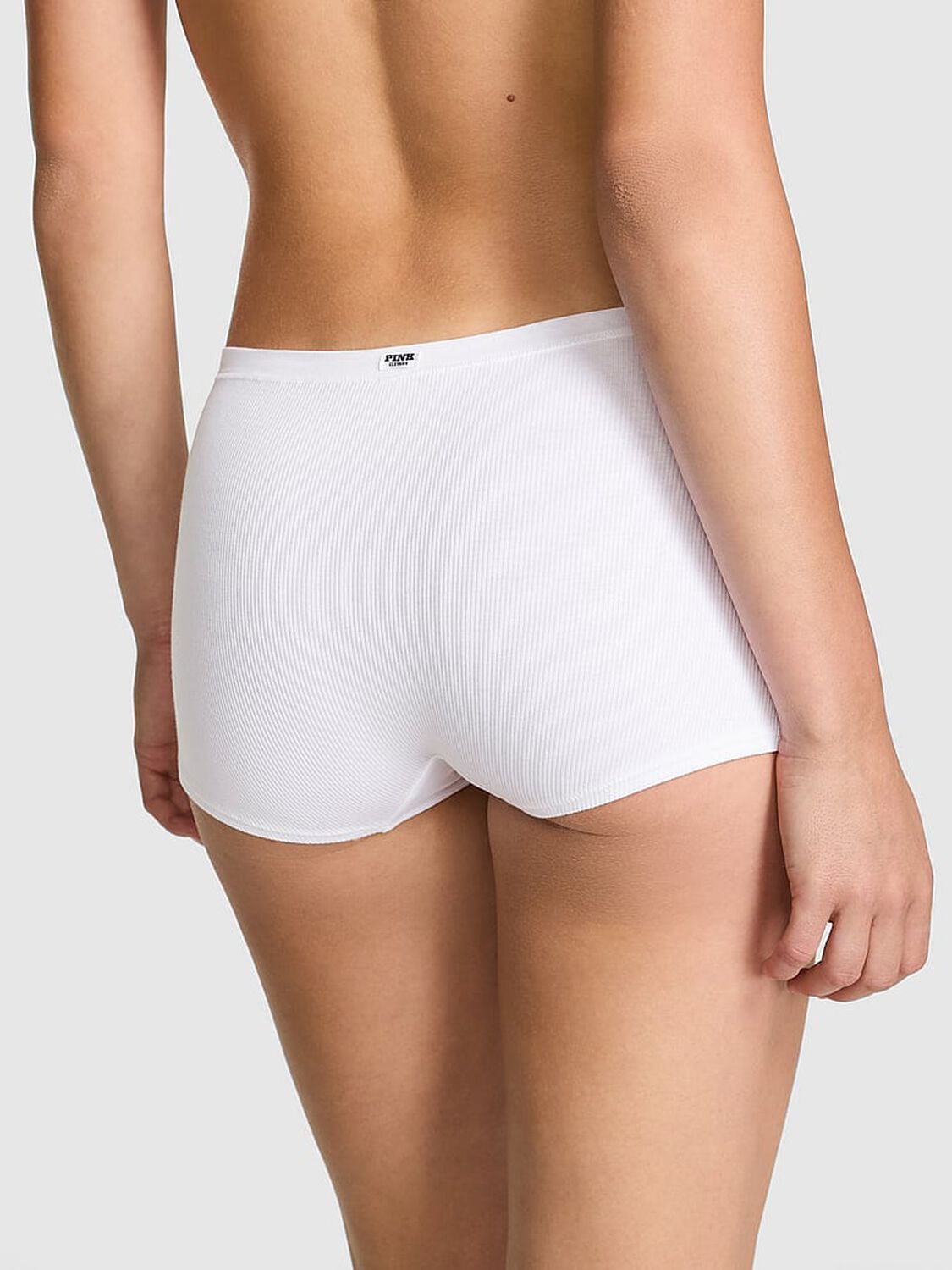 pink Pink Cotton Dorm Boyshort Panty White 3 of 3 