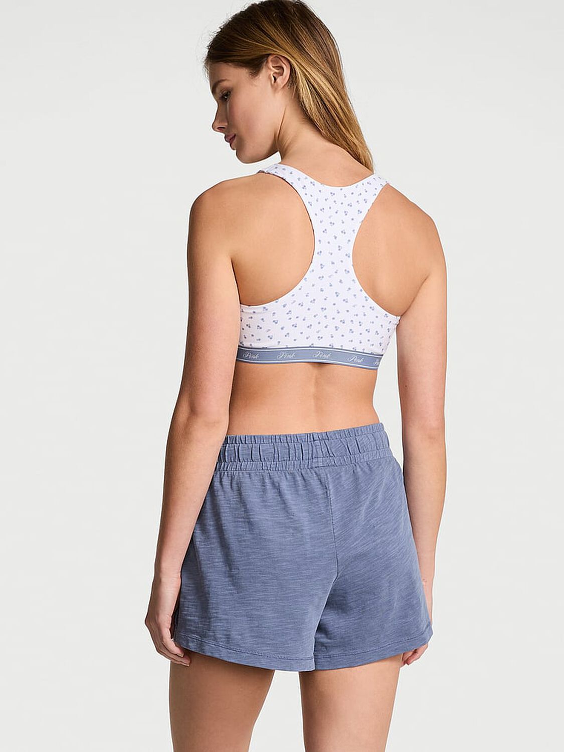 vs Pink Lightweight Lounge Shorts Dusty Iris 2 of 2 