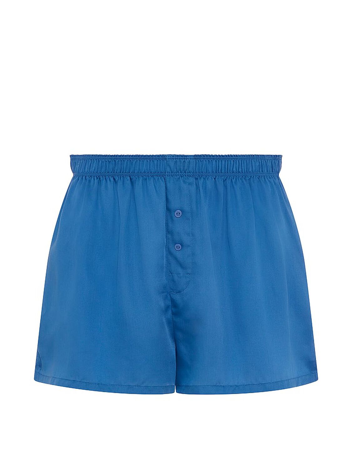 vs Pink Silky Sleep Boxy Pajama Shorts Varsity Blue 3 of 3 