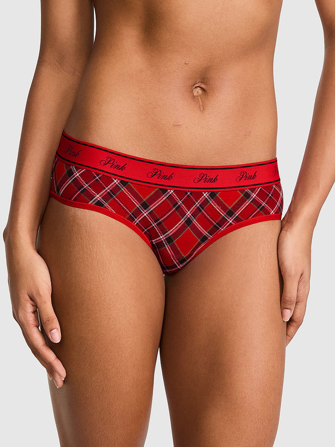 vs Pink Logo Cotton Hiphugger Panty 1 of 2 