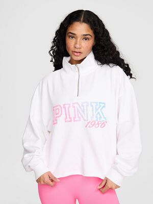 Campus Fleece&trade; Quarter-Zip Straight-Cut Sweatshirt