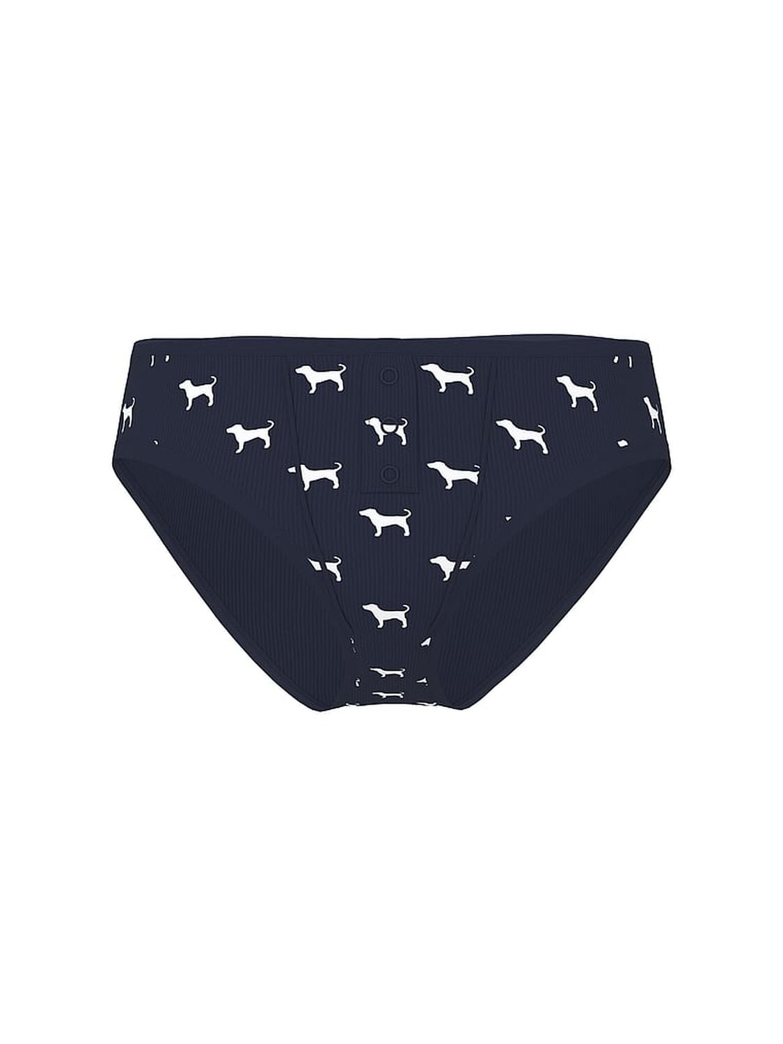 pink Pink Cotton Cheeky Panty Navy Dog Print 3 of 3 