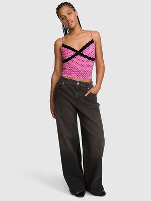 Modal Lace-Trim Cami