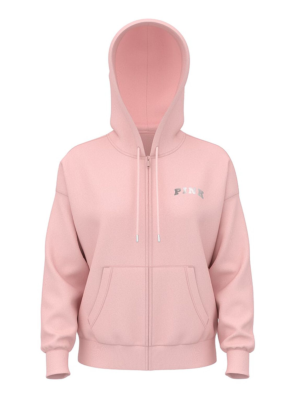vs Pink Ivy Fleece Campus Full-Zip Hoodie Doll House 3 of 3 