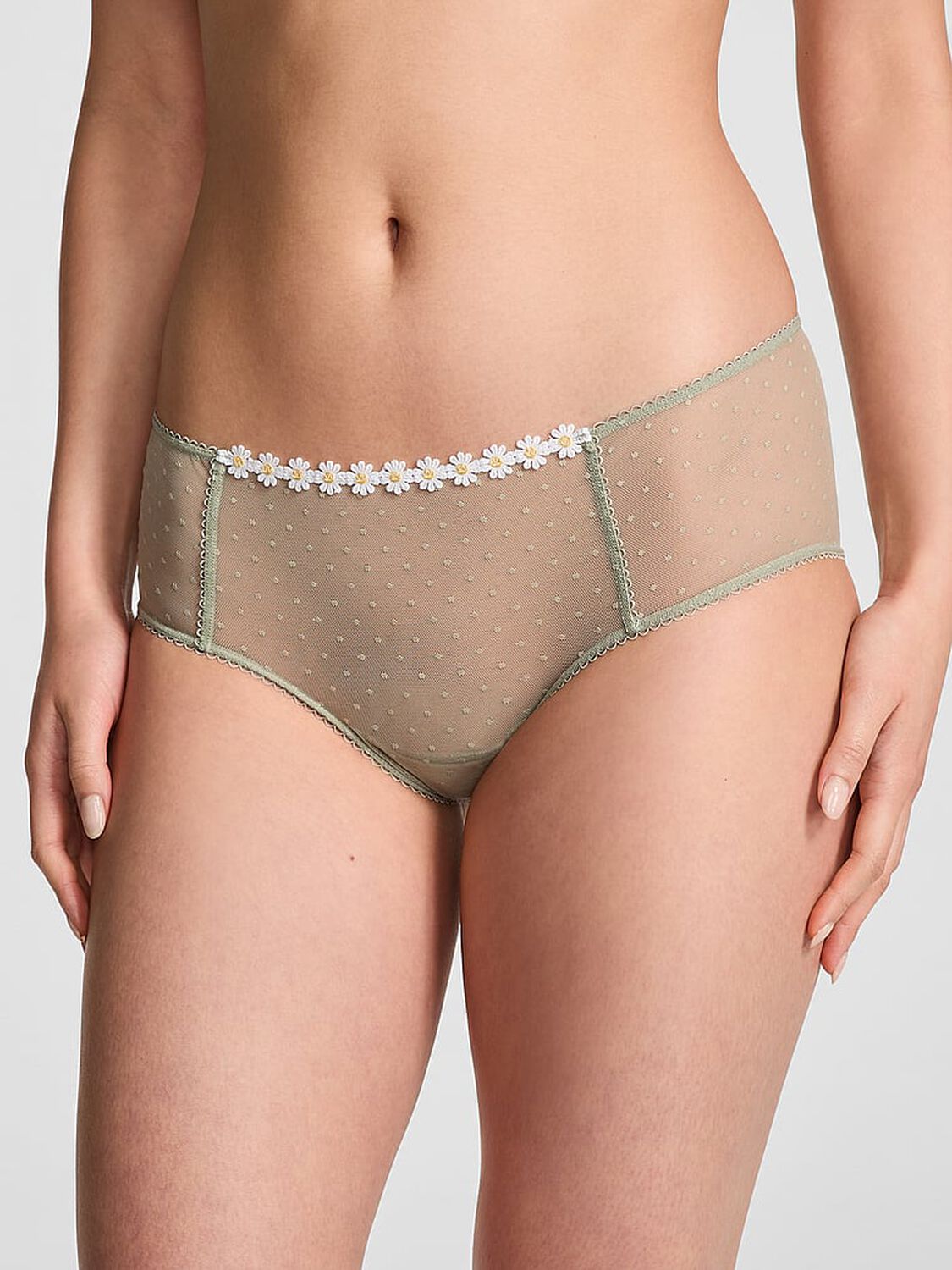 vs Pink Wink Cheeky Panty Green Garden 4 of 4 