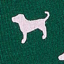 Logo Cotton Boyshort Panty, Jaguar Green Dog Print, swatch