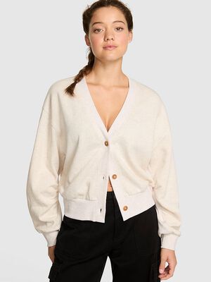 Ivy Fleece Cropped Cardigan
